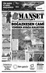 KAHRAMANMARAŞ MANŞET