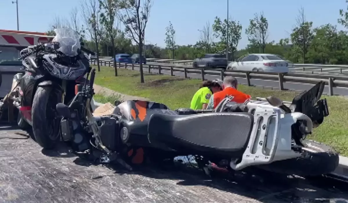 Kağıthane’de Motosiklet Kazasında 4 Yaralı